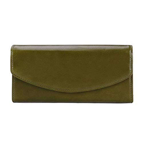 ONDIAN Lange Geldbörse Damen Damen Geldbörse RFID Multi-Card Lange Clutch Bag Geldbörse Damen Geldbörse (Farbe : C, Size : 10x19.5x3cm) von ONDIAN