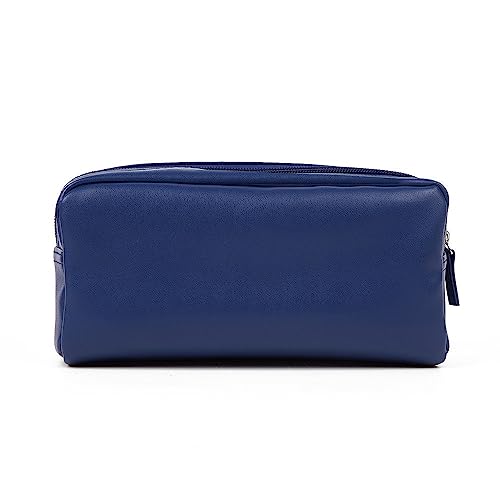 Schminktasche Einfache Reise-Kulturtasche, Make-up-Aufbewahrungstasche für Frauen Mädchen (Farbe : Blau, Size : 22x10x8cm) von ONDIAN