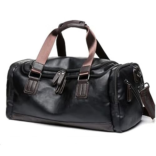 Sporttasche Herren-Business-Gepäcktasche aus Leder, Sport-Reisetasche Reisetasche von ONDIAN