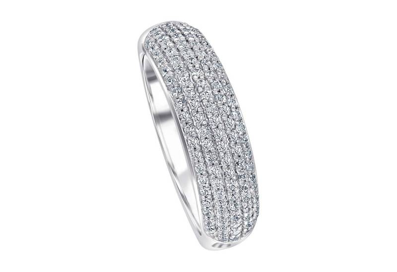 ONE ELEMENT Diamantring 0,31 ct Diamant Brillant Ring aus 585 Weißgold, Damen Gold Schmuck von ONE ELEMENT