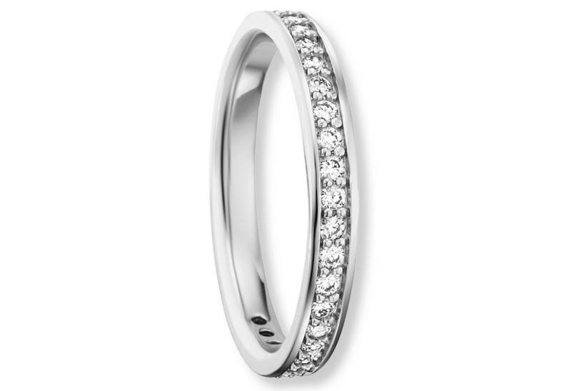 ONE ELEMENT Diamantring 0.25 ct Diamant Brillant Ring aus 585 Weißgold, Elegant & beständig – Diamantdetails mit feinem Funkeln von ONE ELEMENT