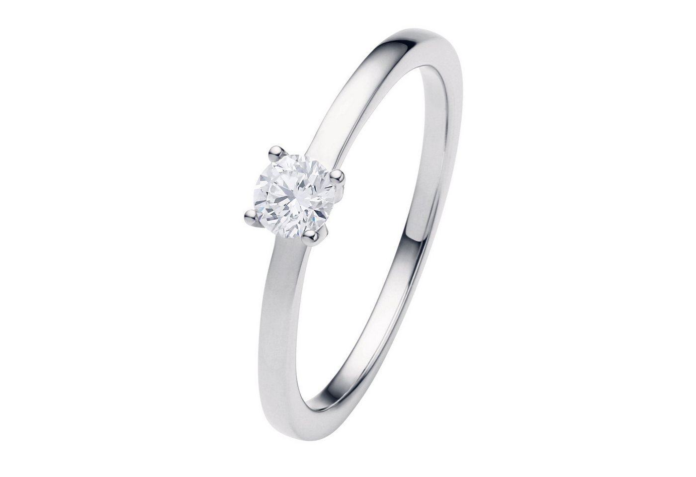 ONE ELEMENT Diamantring 0.25 ct Diamant Brillant Ring aus 585 Weißgold, Damen Gold Schmuck von ONE ELEMENT