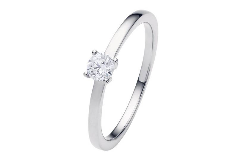 ONE ELEMENT Diamantring 0.25 ct Diamant Brillant Ring aus 585 Weißgold, Damen Gold Schmuck von ONE ELEMENT