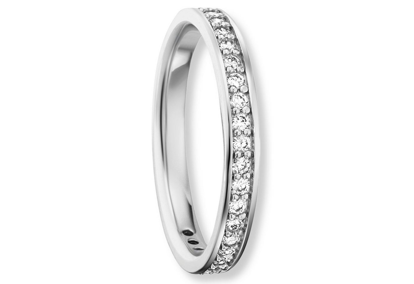 ONE ELEMENT Diamantring 0.25 ct Diamant Brillant Ring aus 585 Weißgold, Elegant & beständig – Diamantdetails mit feinem Funkeln von ONE ELEMENT