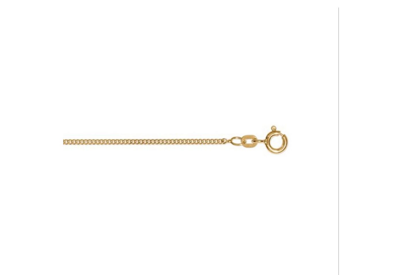 ONE ELEMENT Goldkette Halskette Panzerkette aus 585 Gelbgold Ø 1,4 mm, Damen Gold Schmuck Panzerkette von ONE ELEMENT