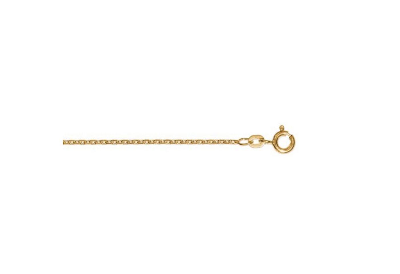 ONE ELEMENT Goldkette Halskette aus 333 Gelbgold Ø 1,70 mm, Damen Gold Schmuck Rundankerkette von ONE ELEMENT