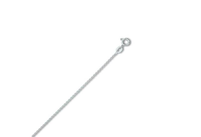 ONE ELEMENT Goldkette Halskette Rundankerkette aus 333 Weißgold Ø 1,2 mm, Damen Gold Schmuck Rundankerkette von ONE ELEMENT