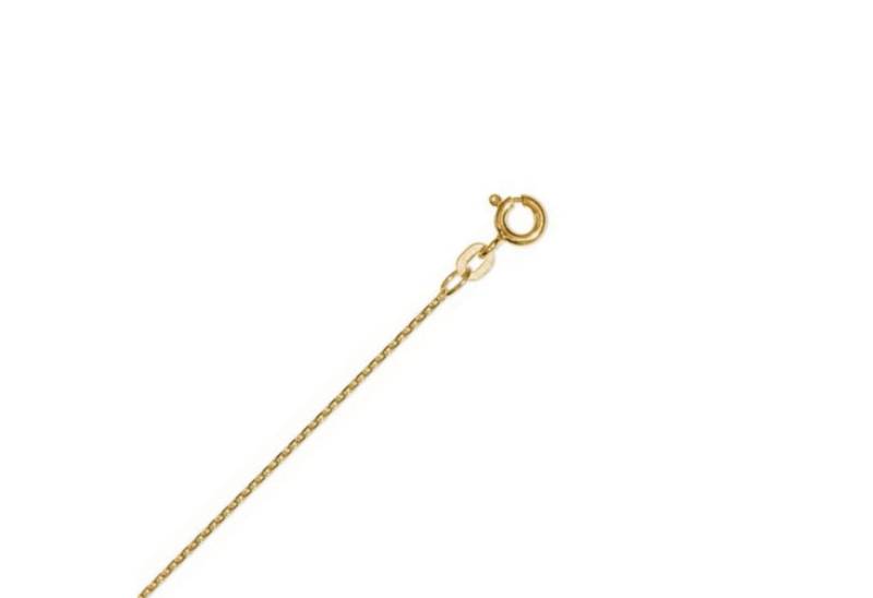 ONE ELEMENT Goldkette Halskette Rundankerkette aus 585 Gelbgold Ø 1,2 mm, Damen Gold Schmuck Rundankerkette von ONE ELEMENT