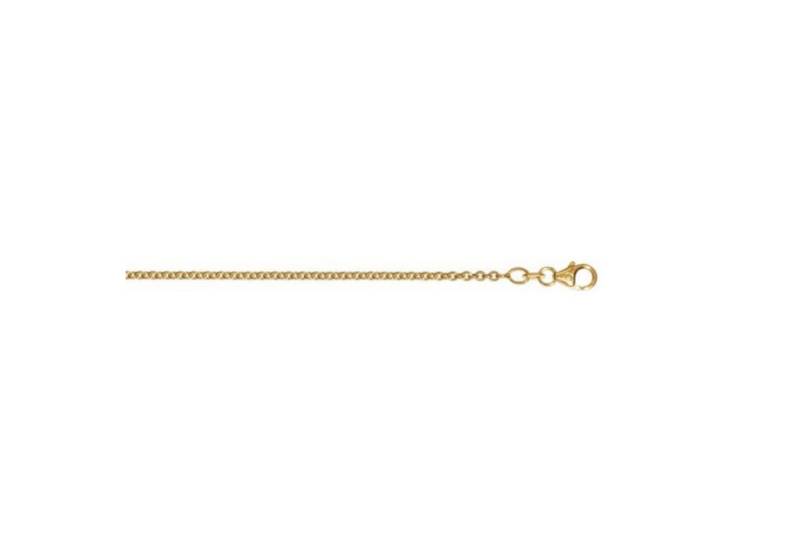 ONE ELEMENT Goldkette Halskette Rundankerkette aus 585 Gelbgold Ø 2 mm, Damen Gold Schmuck Rundankerkette von ONE ELEMENT