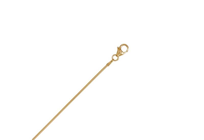 ONE ELEMENT Goldkette Halskette Tonda rund Reif aus 585 Gelbgold Ø 1 mm, Sorgfältig verarbeitet – langlebig & angenehm im Alltag von ONE ELEMENT