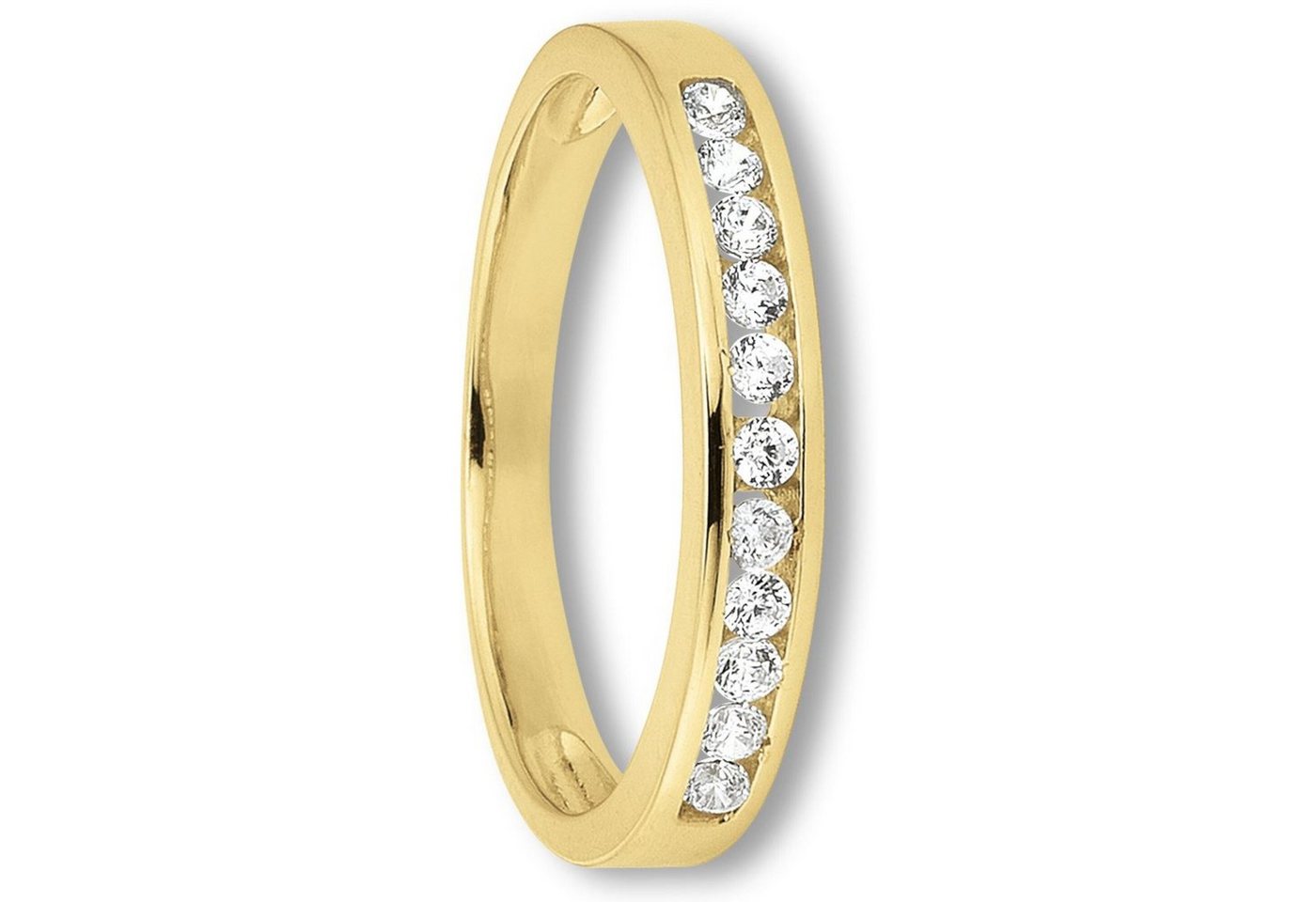 ONE ELEMENT Goldring Zirkonia Ring aus 333 Gelbgold, Damen Gold Schmuck von ONE ELEMENT