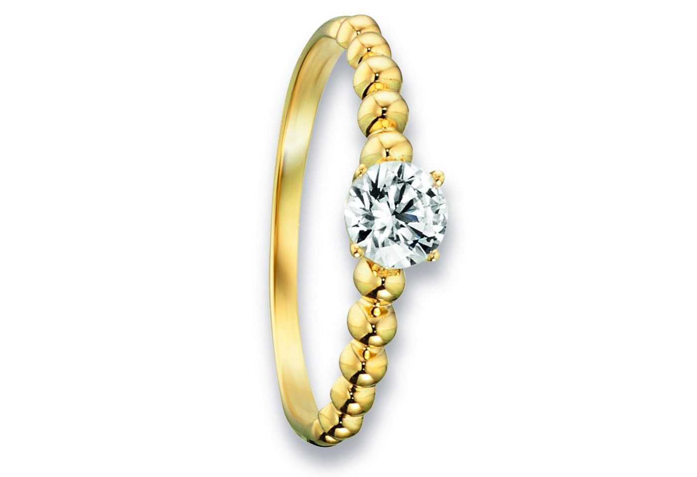 ONE ELEMENT Goldring Zirkonia Ring aus 333 Gelbgold, Damen Gold Schmuck von ONE ELEMENT