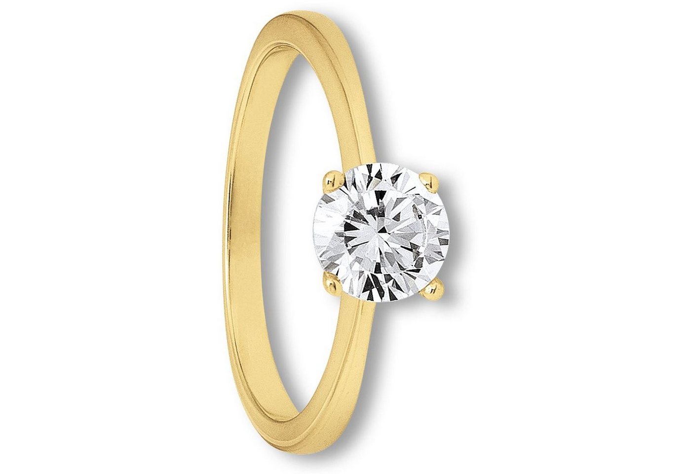 ONE ELEMENT Goldring Zirkonia Ring aus 333 Gelbgold, Damen Gold Schmuck von ONE ELEMENT