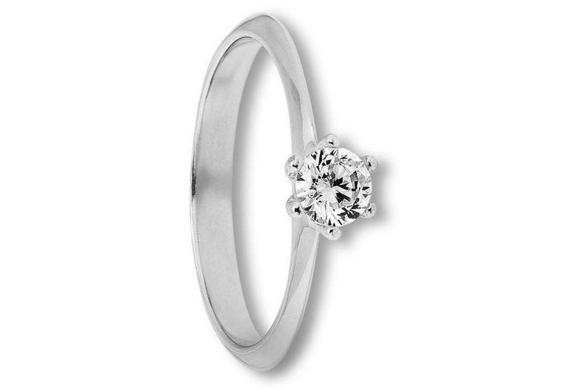 ONE ELEMENT Goldring Zirkonia Ring aus 333 Weißgold, Damen Gold Schmuck von ONE ELEMENT