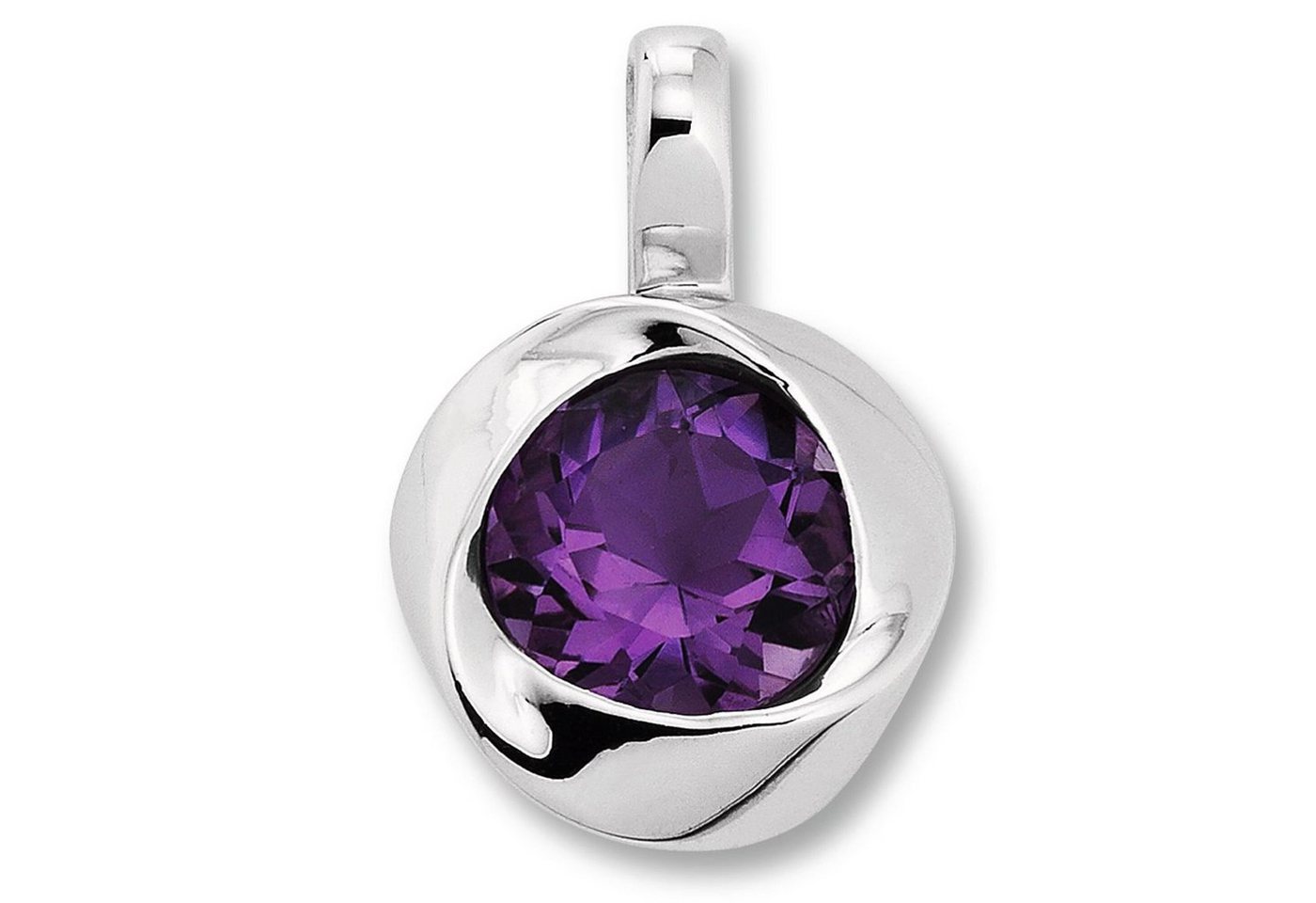 ONE ELEMENT Kette mit Anhänger Schmuckset - Set mit Halskette Amethyst Anhänger aus 925 Silber, Kleines Statement – persönlich, stilvoll, alltagstauglich von ONE ELEMENT