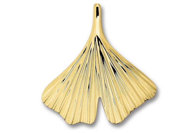 ONE ELEMENT Kette mit Anhänger Schmuckset - Set mit Halskette Anhänger aus 333 Gelbgold, Damen Schmuckset - Set mit verstellbarer Halskette von ONE ELEMENT