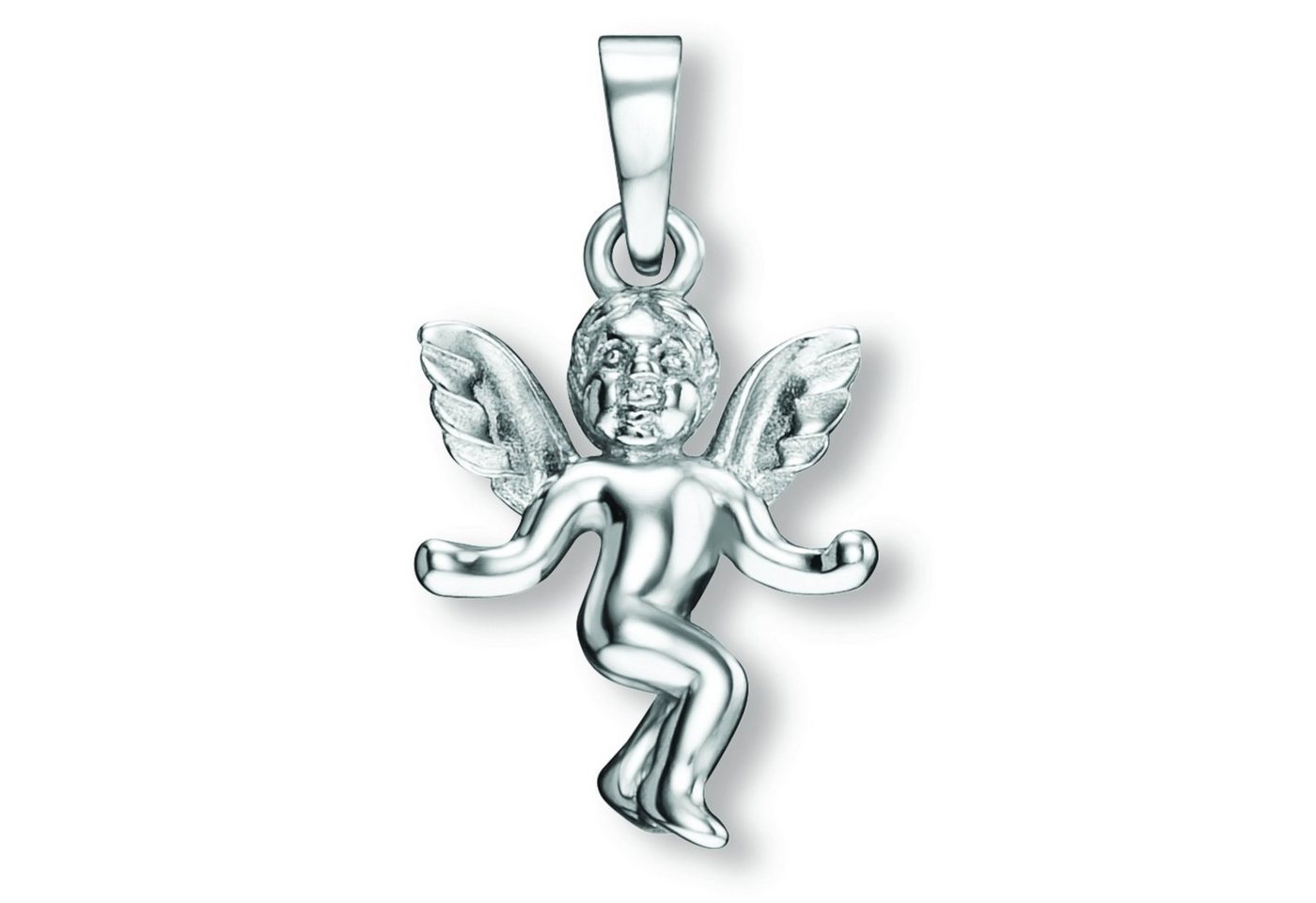 ONE ELEMENT Kette mit Anhänger Schmuckset - Set mit Halskette Engel Anhänger aus 925 Silber, Feine Gestaltung – ein Sinnbild mit ruhiger Eleganz von ONE ELEMENT