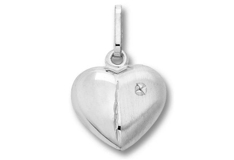 ONE ELEMENT Kette mit Anhänger Schmuckset - Set mit Halskette Herz Herz Anhänger aus 925 Silber, Damen Schmuckset - Set mit verstellbarer Halskette von ONE ELEMENT