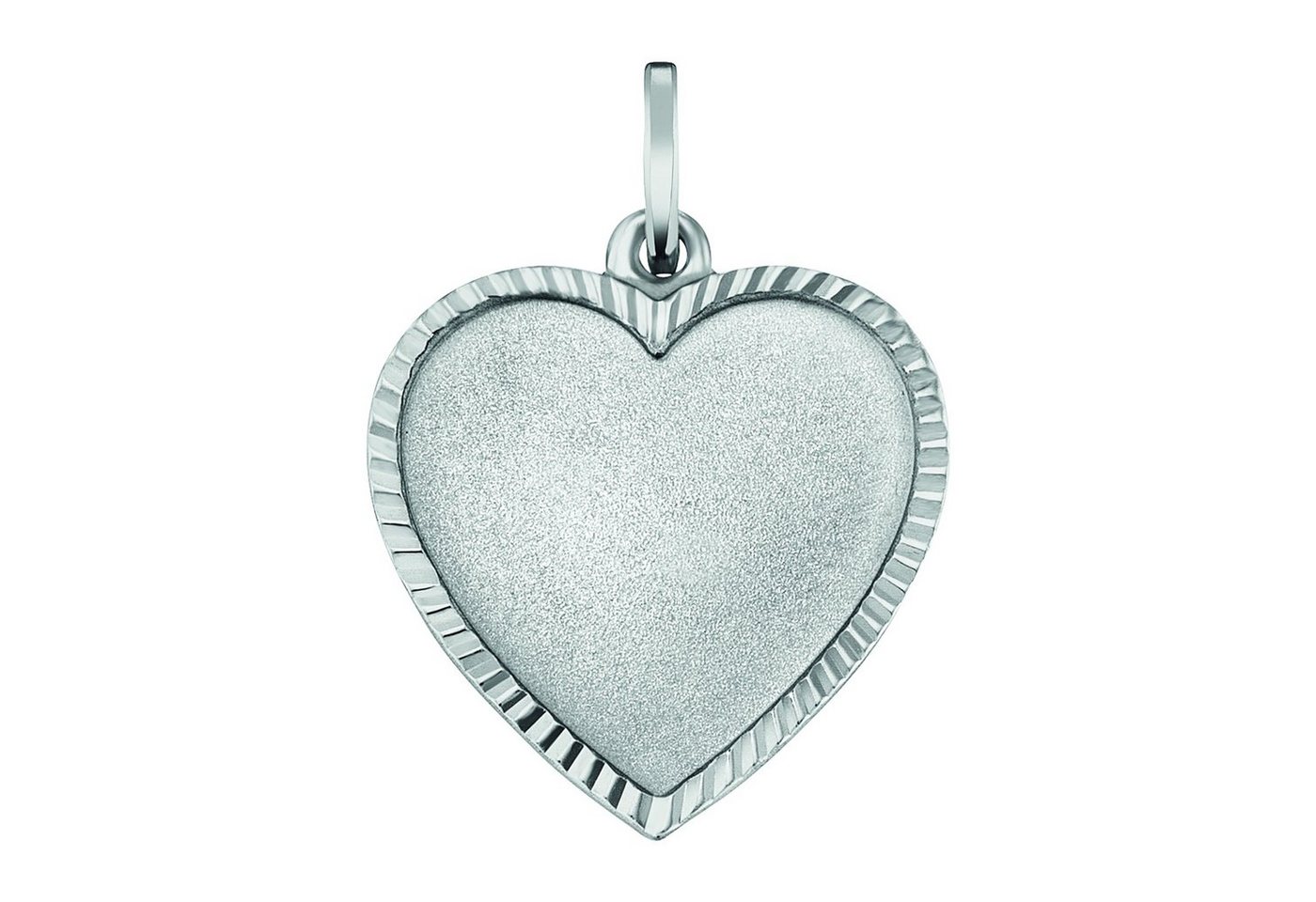 ONE ELEMENT Kette mit Anhänger Schmuckset - Set mit Halskette Herz Herz Anhänger aus 925 Silber, Damen Schmuckset - Set mit verstellbarer Halskette von ONE ELEMENT