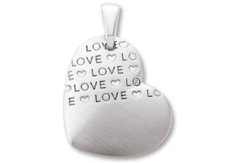 ONE ELEMENT Kette mit Anhänger Schmuckset - Set mit Halskette Herz Herz Anhänger aus 925 Silber, Herz mit Bedeutung – eine feine Geschenkidee für viele Anlässe von ONE ELEMENT