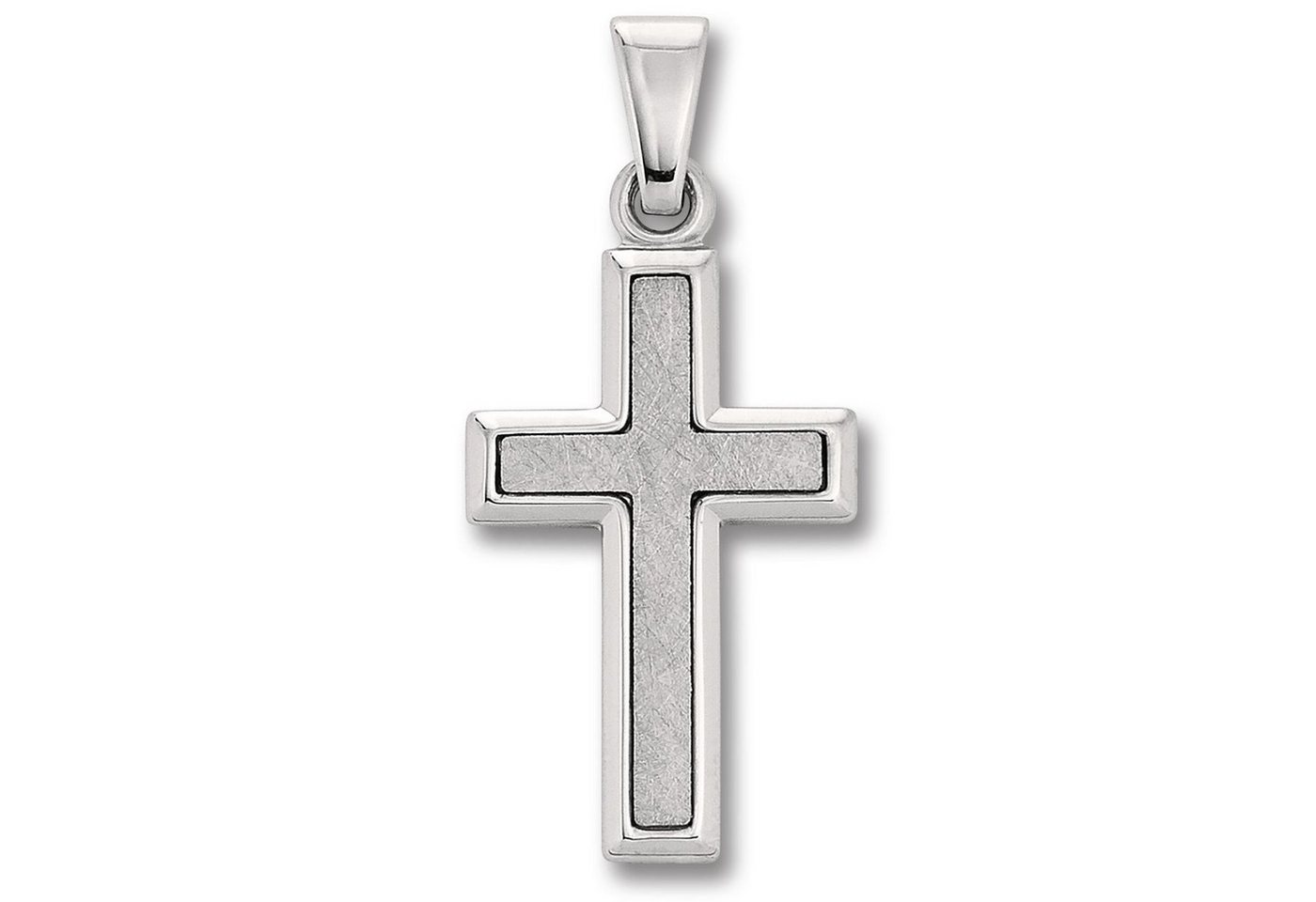 ONE ELEMENT Kette mit Anhänger Schmuckset - Set mit Halskette Kreuz Anhänger aus 925 Silber, Damen Schmuckset - Set mit verstellbarer Halskette von ONE ELEMENT