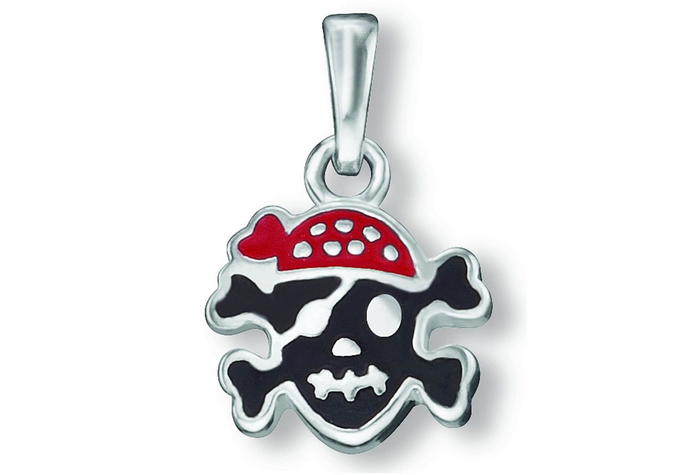 ONE ELEMENT Kette mit Anhänger Schmuckset - Set mit Halskette Pirat Anhänger aus 925 Silber, Damen Schmuckset - Set mit verstellbarer Halskette von ONE ELEMENT