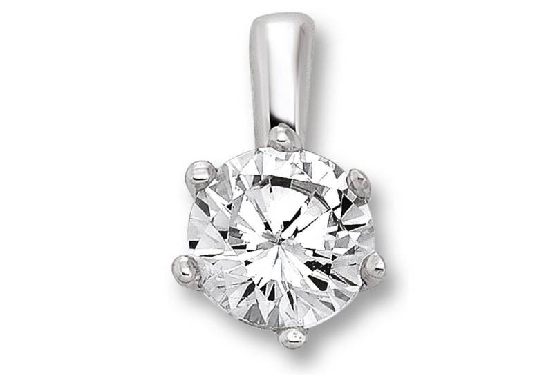 ONE ELEMENT Kette mit Anhänger Schmuckset - Set mit Halskette Zirkonia Anhänger aus 925 Silber, Damen Schmuckset - Set mit verstellbarer Halskette von ONE ELEMENT