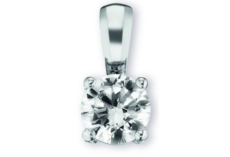 ONE ELEMENT Kette mit Anhänger Schmuckset - Set mit Halskette Zirkonia Anhänger aus 925 Silber, Damen Schmuckset - Set mit verstellbarer Halskette von ONE ELEMENT