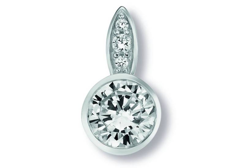 ONE ELEMENT Kette mit Anhänger Schmuckset - Set mit Halskette Zirkonia Anhänger aus 925 Silber, Kleines Statement – persönlich, stilvoll, alltagstauglich von ONE ELEMENT