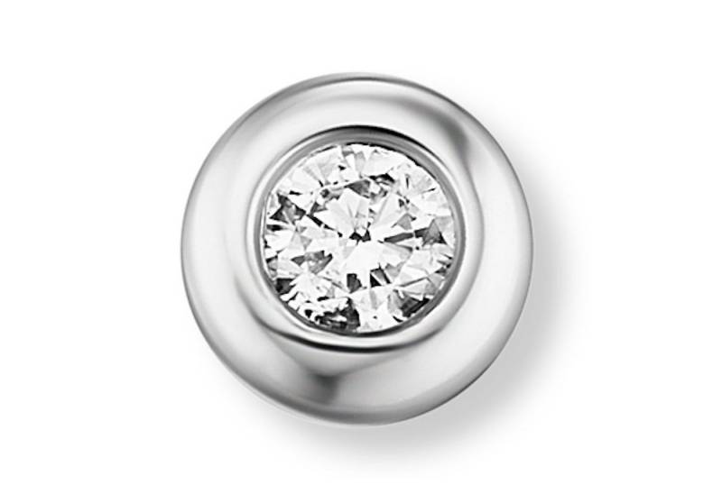 ONE ELEMENT Kette mit Anhänger Schmuckset - Set mit Halskette Zirkonia Anhänger aus 925 Silber, Damen Schmuckset - Set mit verstellbarer Halskette von ONE ELEMENT