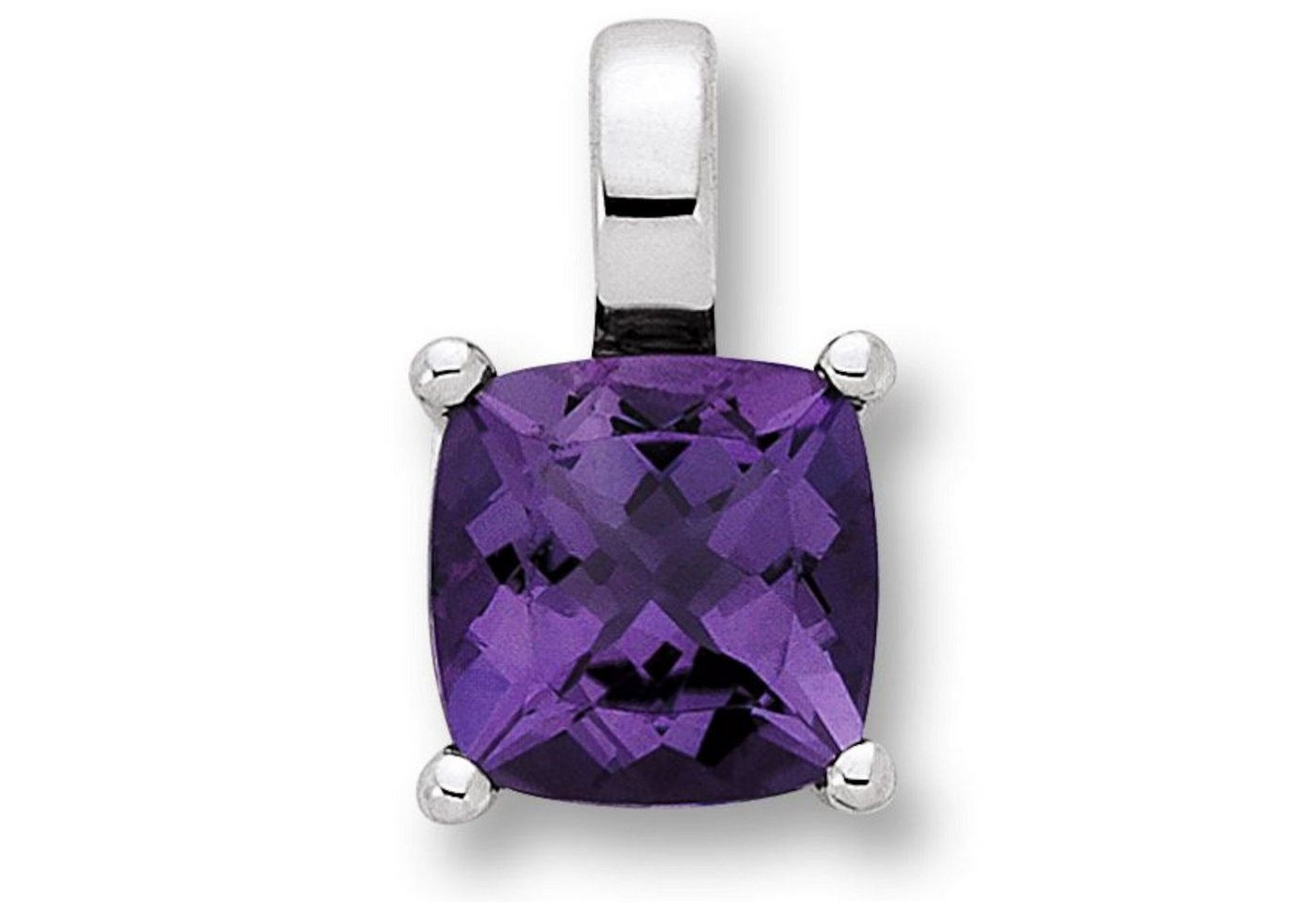 ONE ELEMENT Kettenanhänger Amethyst Anhänger aus 333 Weißgold, Damen Gold Schmuck von ONE ELEMENT