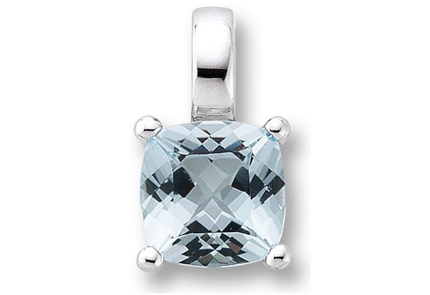 ONE ELEMENT Kettenanhänger Blau Topas Anhänger aus 333 Weißgold, Fein gefertigt – ein Zeichen mit besonderer Bedeutung von ONE ELEMENT