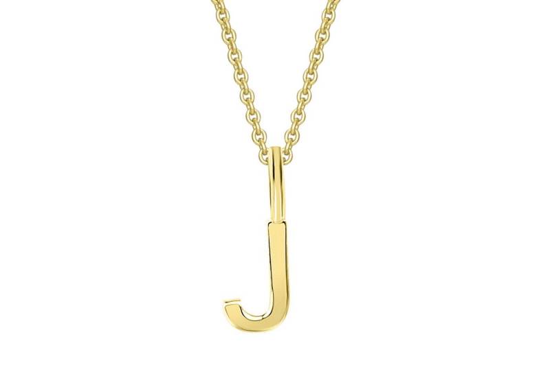ONE ELEMENT Kettenanhänger Buchstabe J Buchstaben Anhänger aus 333 Gelbgold, Ein Schmuckstück mit Persönlichkeit – ideal zum Verschenken von ONE ELEMENT
