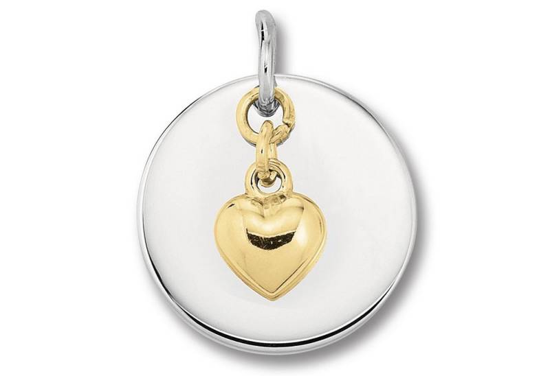 ONE ELEMENT Kettenanhänger Gravurplatte Gravurplatte, mit Herz Anhänger aus 925 Silber – ein Hauch von Luxus für den Alltag von ONE ELEMENT