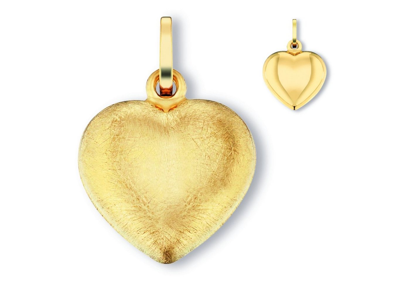 ONE ELEMENT Kettenanhänger Herz Herz Anhänger aus 333 Gelbgold, Damen Gold Schmuck Herz von ONE ELEMENT