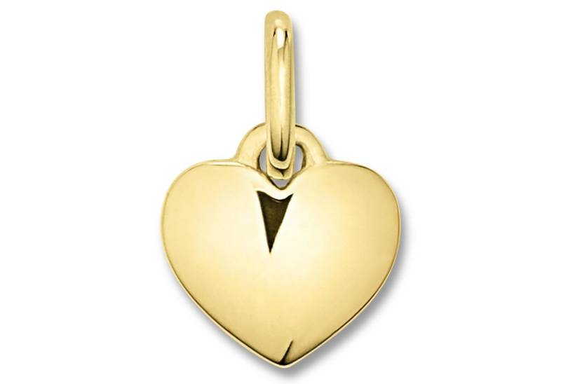 ONE ELEMENT Kettenanhänger Herz Herz Anhänger aus 333 Gelbgold, Liebevoll gearbeitet – ein schönes Geschenk für besondere Momente von ONE ELEMENT