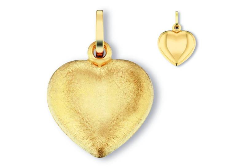 ONE ELEMENT Kettenanhänger Herz Herz Anhänger aus 333 Gelbgold, Zart & emotional – ein Geschenk, das von Herzen kommt von ONE ELEMENT