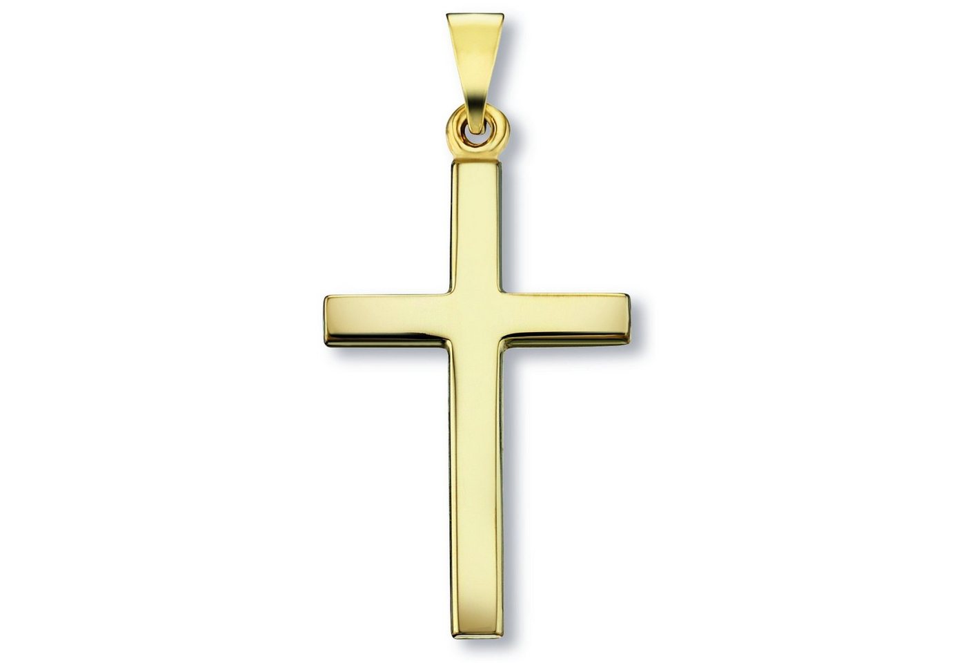 ONE ELEMENT Kettenanhänger Kreuz Anhänger aus 333 Gelbgold, Damen Gold Schmuck von ONE ELEMENT