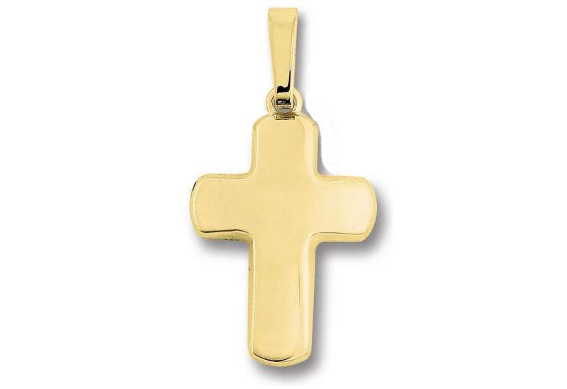 ONE ELEMENT Kettenanhänger Kreuz Anhänger aus 333 Gelbgold, Damen Gold Schmuck von ONE ELEMENT