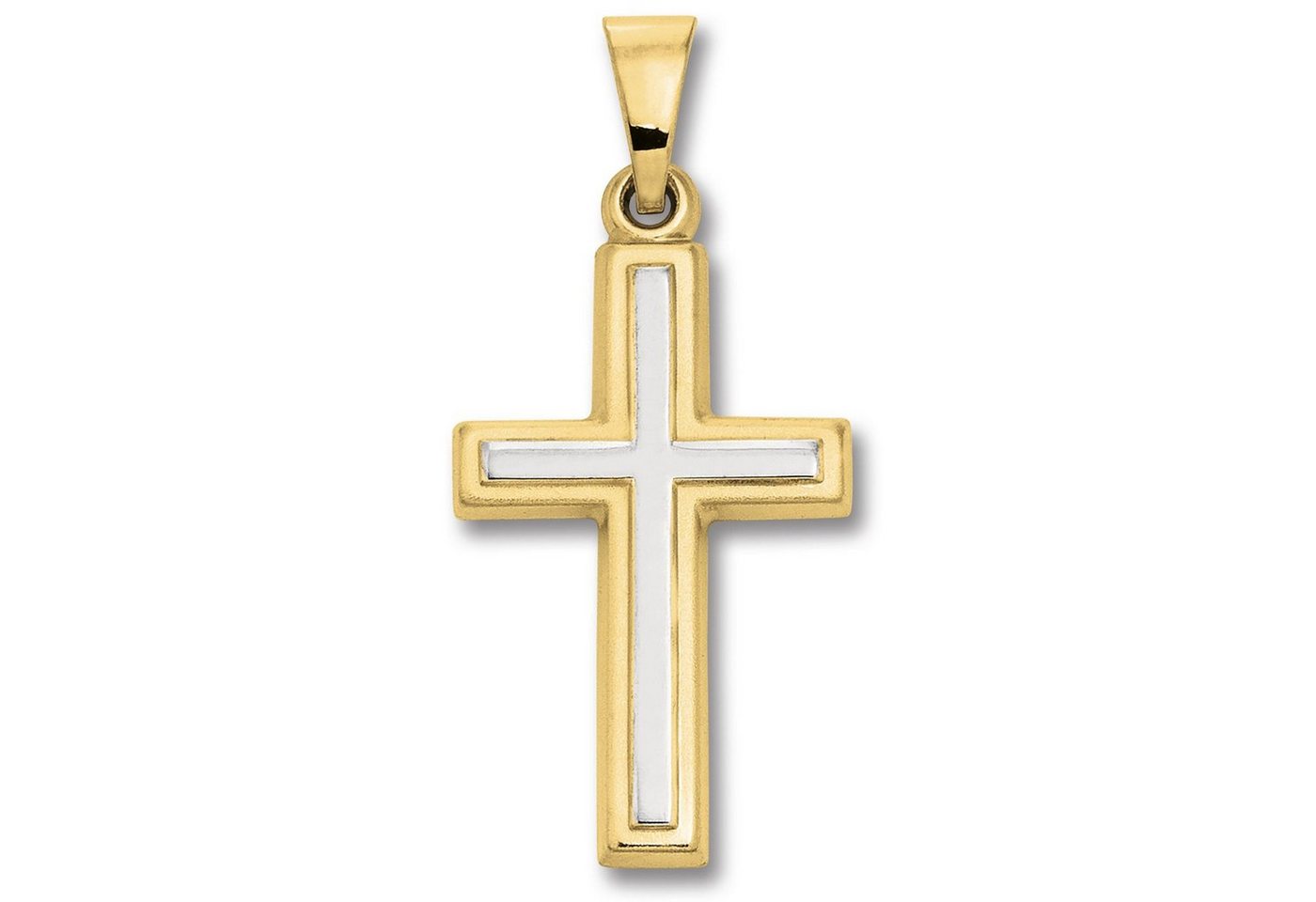 ONE ELEMENT Kettenanhänger Kreuz Anhänger aus 333 Gelbgold, Damen Gold Schmuck von ONE ELEMENT