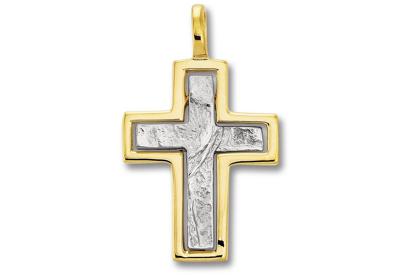 ONE ELEMENT Kettenanhänger Kreuz Anhänger aus 333 Gelbgold, Damen Gold Schmuck von ONE ELEMENT