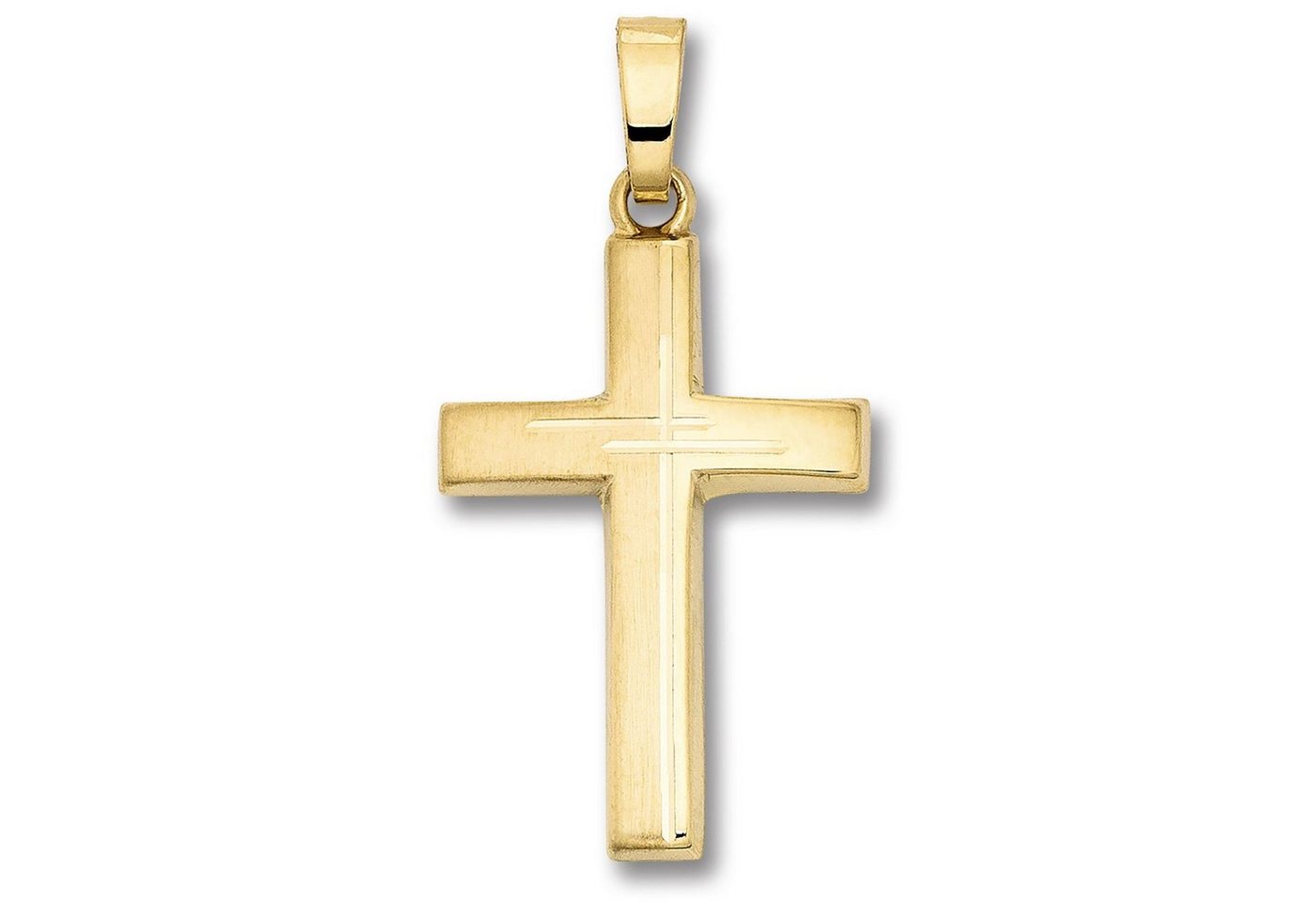 ONE ELEMENT Kettenanhänger Kreuz Anhänger aus 333 Gelbgold Kreuz Anhänger aus 333 Gelbgold, ein ausdrucksstarkes Schmuckstück für jeden Anlass von ONE ELEMENT