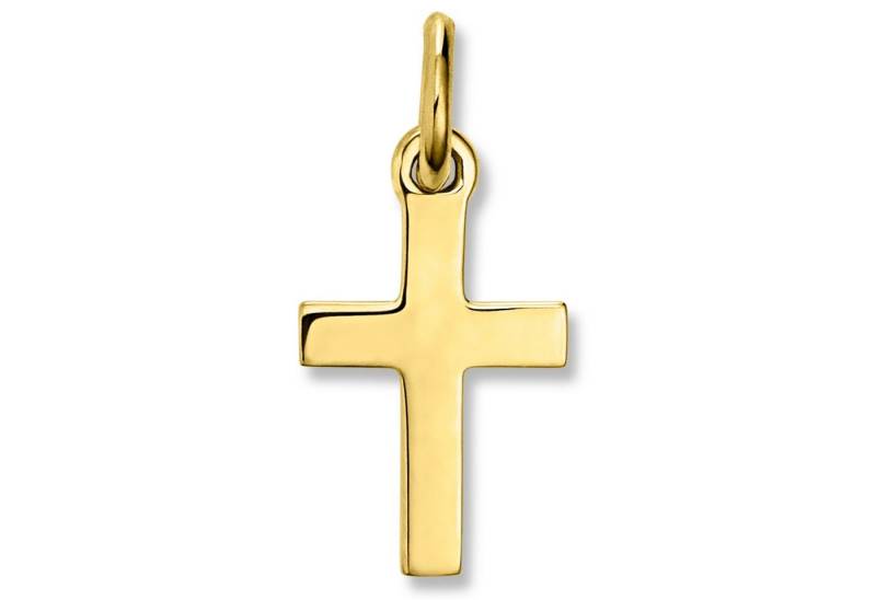 ONE ELEMENT Kettenanhänger Kreuz Anhänger aus 333 Gelbgold Kreuz Anhänger aus 333 Gelbgold, für Damen – elegant, modern & vielseitig kombinierbar von ONE ELEMENT