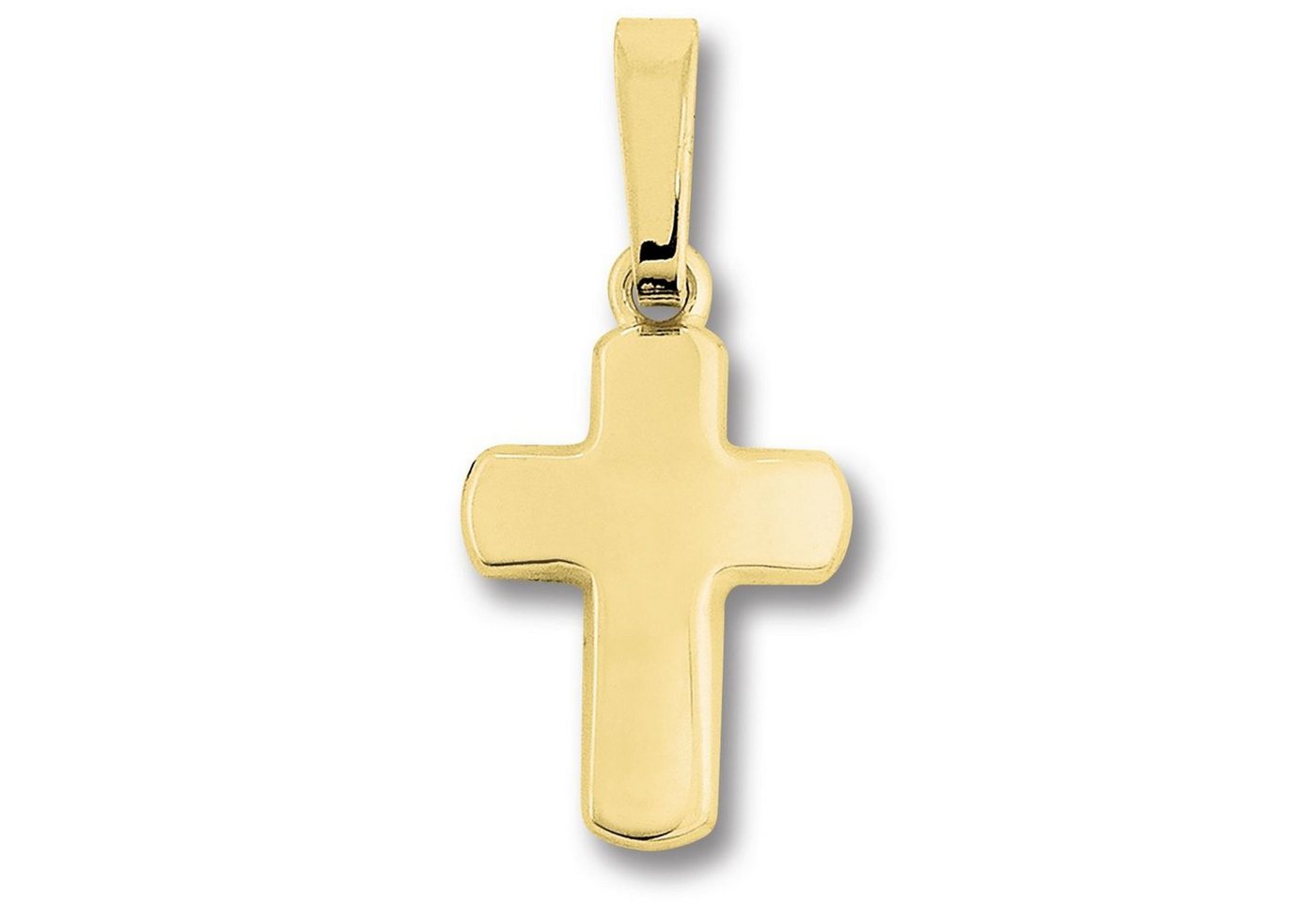 ONE ELEMENT Kettenanhänger »Kreuz Anhänger aus 333 Gelbgold« von ONE ELEMENT