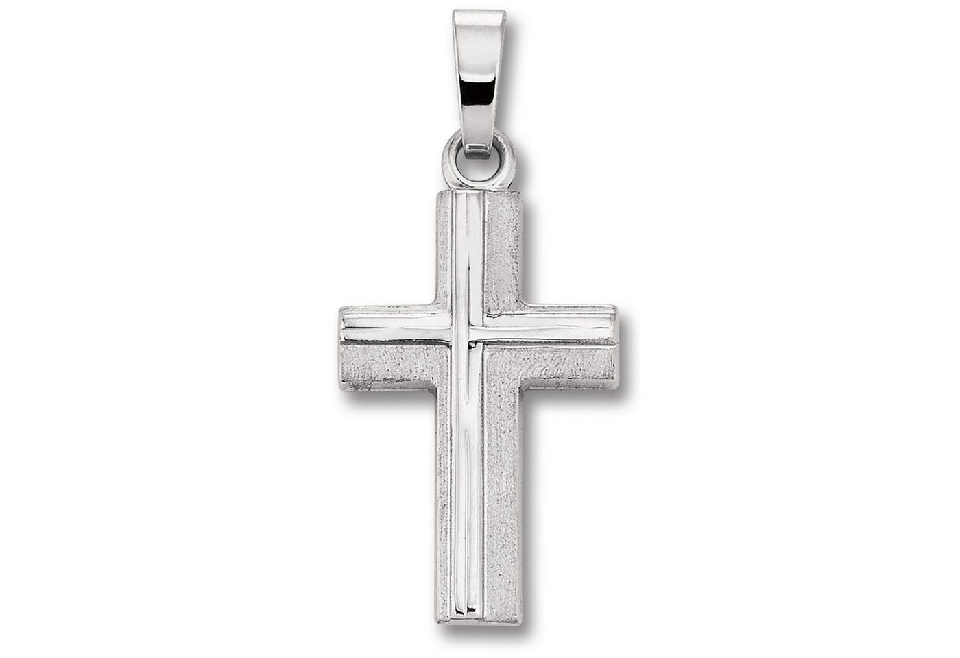 ONE ELEMENT Kettenanhänger Kreuz Anhänger aus 925 Silber, Zartes Emblem – unaufdringlich und dennoch ausdrucksstark von ONE ELEMENT