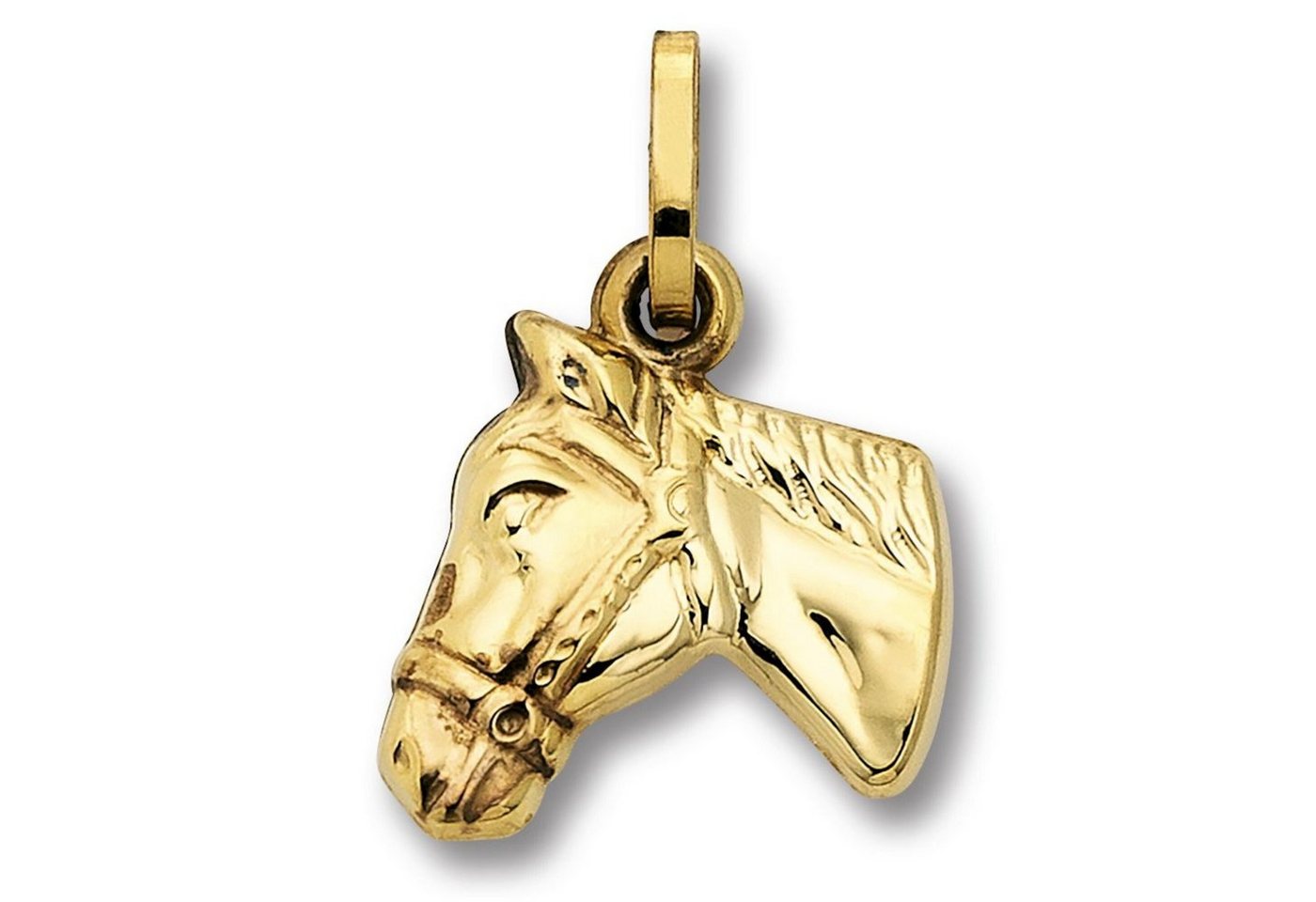 ONE ELEMENT Kettenanhänger Pferd Anhänger aus 333 Gelbgold, Damen Gold Schmuck Pferd von ONE ELEMENT