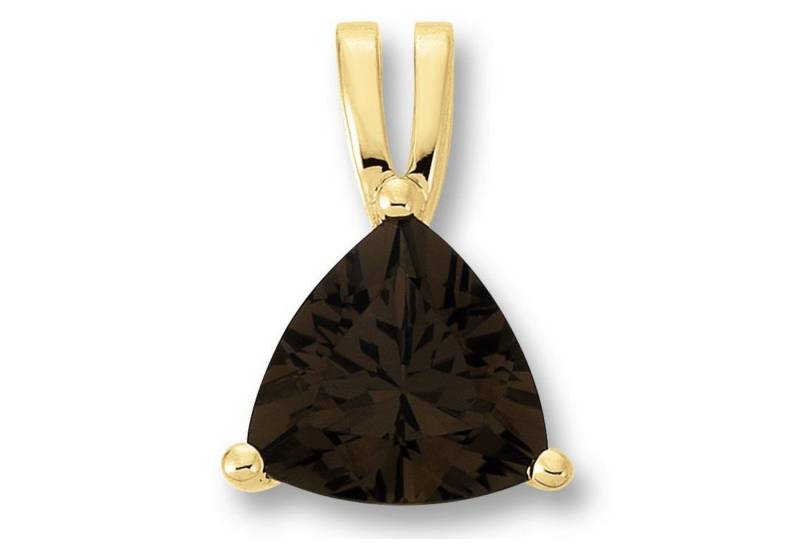 ONE ELEMENT Kettenanhänger Rauchquarz Anhänger aus 333 Gelbgold, Damen Gold Schmuck von ONE ELEMENT