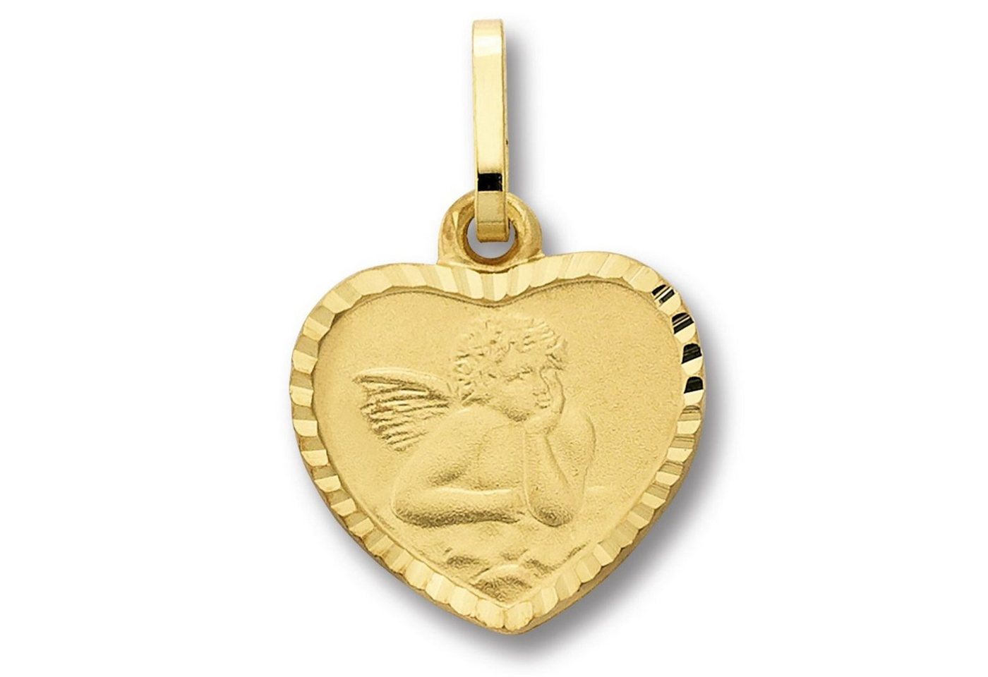 ONE ELEMENT Kettenanhänger Schutzengel Anhänger aus 333 Gelbgold, Persönlicher Akzent – schlicht, modern, aussagekräftig von ONE ELEMENT