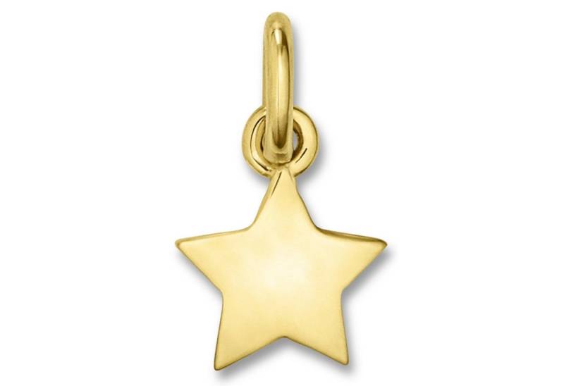 ONE ELEMENT Kettenanhänger Stern Anhänger aus 333 Gelbgold, Fein gefertigt – ein Zeichen mit besonderer Bedeutung von ONE ELEMENT