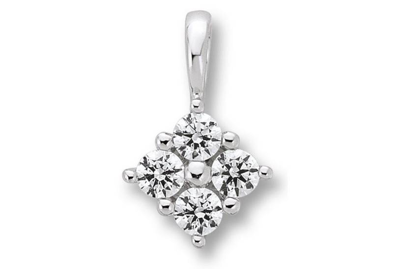 ONE ELEMENT Kettenanhänger Zirkonia Anhänger aus 333 Weißgold, Feine Gestaltung – ein Sinnbild mit ruhiger Eleganz von ONE ELEMENT